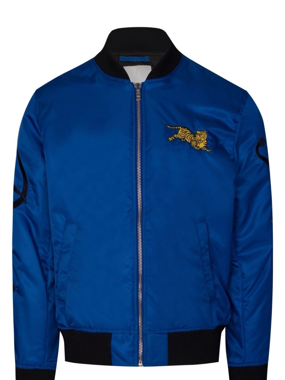 Kenzo  Blue Jumping Tiger Bomber Jacket NWT